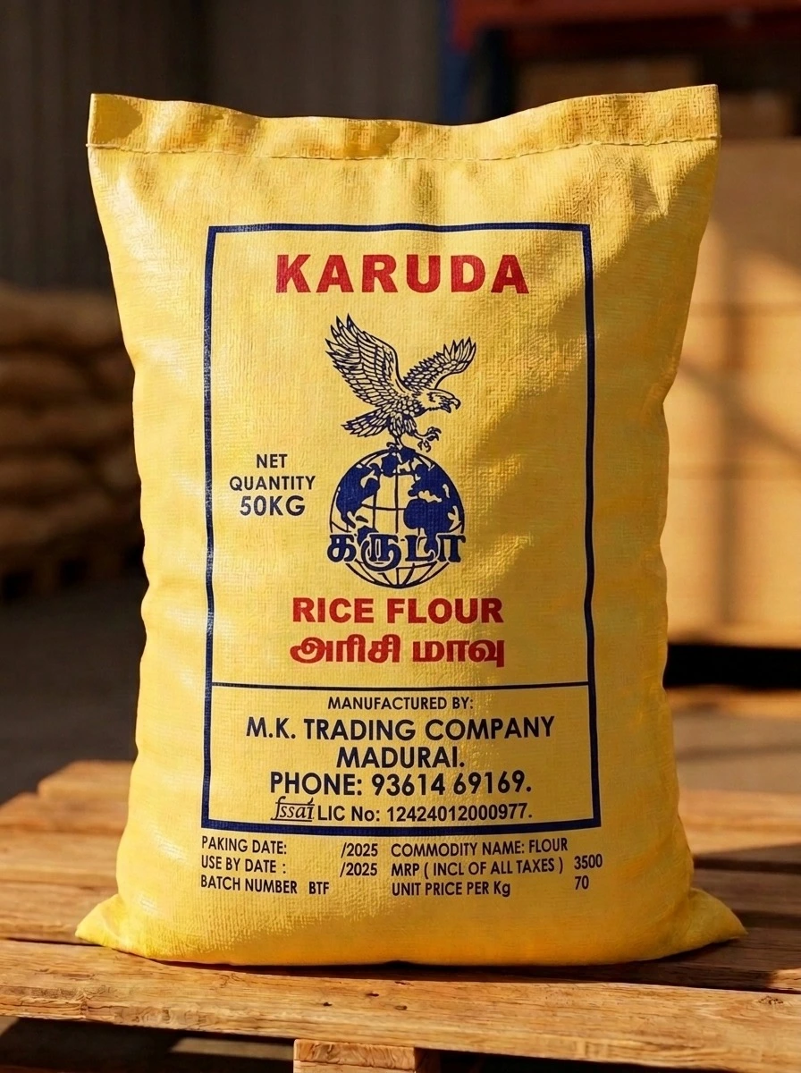 Gram Flour (Besan) — stone-ground at our flour mill in Madurai