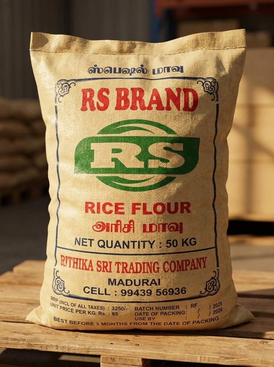 Pea Flour — stone-ground at our flour mill in Madurai